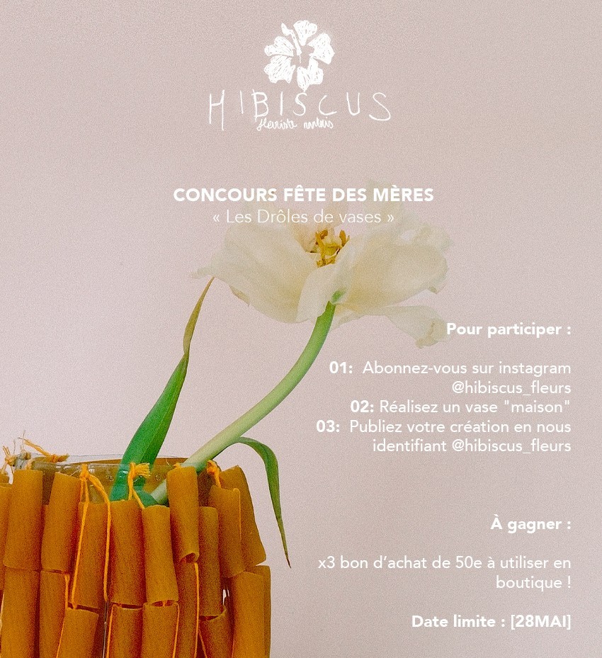 FETE DES SECRETAIRES HIBISCUS FLEURS NANTES